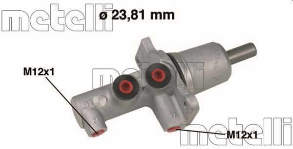 BRAKE MASTER CYLINDER METELLI MERC
