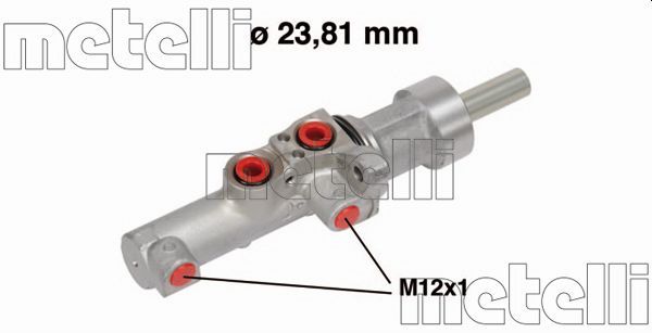 BRAKE MASTER CYLINDER METELLI MERC