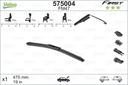 WIPER BLADE [FRONT] VALEO FIRST MULTICONNECTION [400MM 16 INCH - FLAT WIPER BLADE - ADAPTOR M+A+B+C INCLUDED] 575002