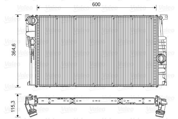 RADIATOR VALEO BMW