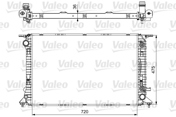 RADIATOR VALEO VAG