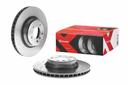 BRAKE DISC FRONT 348MM BREMBO BMW (CROSS DRILLED)