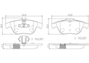 BRAKE PADS REAR BREMBO CERAMIC MERC