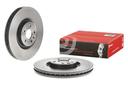BRAKE DISC FRONT 349MM BREMBO LAND ROVER