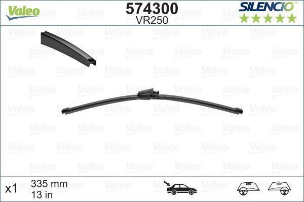 WIPER BLADE [FRONT] VALEO [550MM 22 INCH - FLAT WIPER BLADE]
