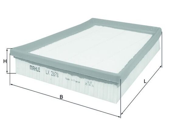 AIR FILTER RH MAHLE BENTLEY