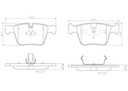 REAR PADS BREMBO CERAMIC MERC AMG