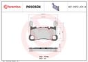 BRAKE PADS REAR BREMBO CERAMIC PORSCHE