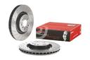 BRAKE DISC FRONT 350MM BREMBO MERC (CROSS DRILLED)