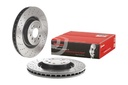 FRONT DISC 350MM CROSS DRILLED BREMBO MERC