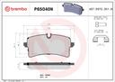 BRAKE PADS REAR BREMBO CERAMIC PORSCHE