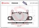 BRAKE PADS REAR BREMBO CERAMIC PORSCHE