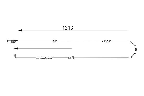 FRONT BRAKE SENSOR BOSCH LAND ROVER