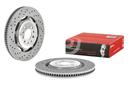BRAKE DISC FRONT 360MM BREMBO ALFA (CROSS DRILLED - DUEL CAST)