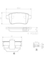 BRAKE PADS REAR BREMBO CERAMIC RENAULT