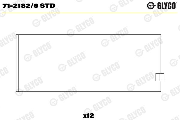 CONROD BEARING SET STD GLYCO BMW