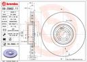 BRAKE DISC FRONT 375MM BREMBO MERC (PLAIN)