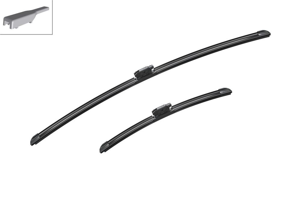 WIPER BLADE [FRONT KIT] BOSCH AEROTWIN [650MM 26 INCH + 360MM 15 INCH - FLAT WIPER BLADE]