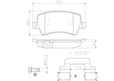 BRAKE PADS REAR BREMBO CERAMIC VOLVO LAND ROVER