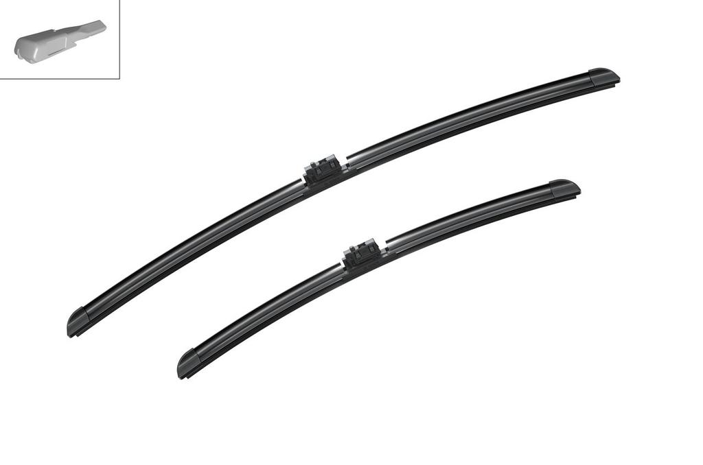 WIPER BLADE [FRONT KIT] BOSCH AEROTWIN [650MM 26 INCH + 475MM 19 INCH - FLAT WIPER BLADE]