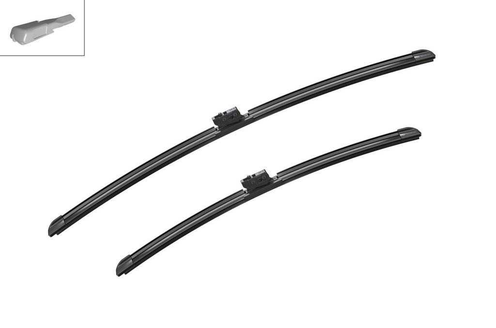 WIPER BLADE [FRONT KIT] BOSCH AEROTWIN [600MM 24 INCH + 475MM 19 INCH - FLAT WIPER BLADE]