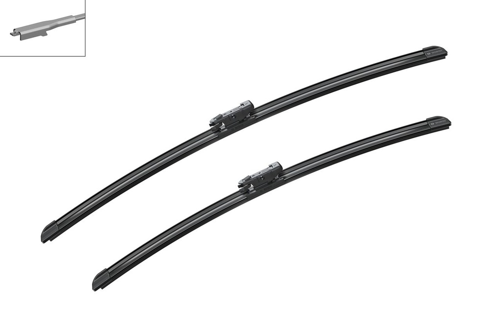 WIPER BLADE SET FRONT AEROTWIN 600MM 24" 530MM 21" BOSCH VAG VOLVO LAND ROV