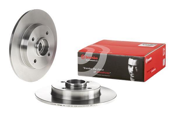 BRAKE DISC REAR 249MM 25MM ID BREMBO PSA