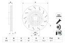 BRAKE DISC FRONT 350MM BOSCH MERC