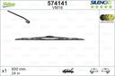 WIPER BLADE [FRONT KIT] VALEO SILENCIO [650MM 26 INCH + 475MM 19 INCH - WITH SPOILER FLAT WIPER BLADE]