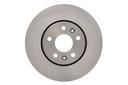 BRAKE DISC FRONT 296MM BOSCH RENAULT