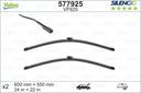 WIPER BLADE [FRONT KIT] VALEO SILENCIO [630MM 25 INCH + 550MM 22 INCH - WITH SPOILER FLAT WIPER BLADE]
