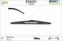WIPER BLADE [FRONT KIT] VALEO SILENCIO [600MM 24 INCH + 500MM 21 INCH - WITH SPOILER FLAT WIPER BLADE]