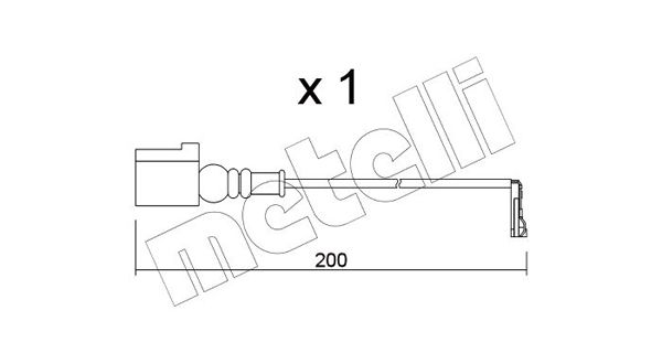 FRONT BRAKE SENSOR METELLI VAG