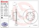 BRAKE DISC FRONT 282MM BREMBO BMW