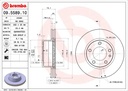 FRONT DISC 282MM BREMBO BMW