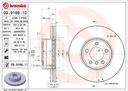 BRAKE DISC FRONT 324MM BREMBO BMW