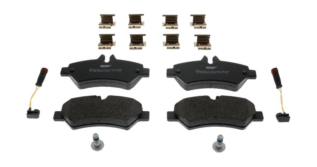 BRAKE PADS REAR WITH SENSOR FERODO MERC