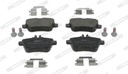 REAR PADS FERODO MERC