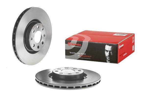 BRAKE DISC FRONT 284MM BREMBO FIAT