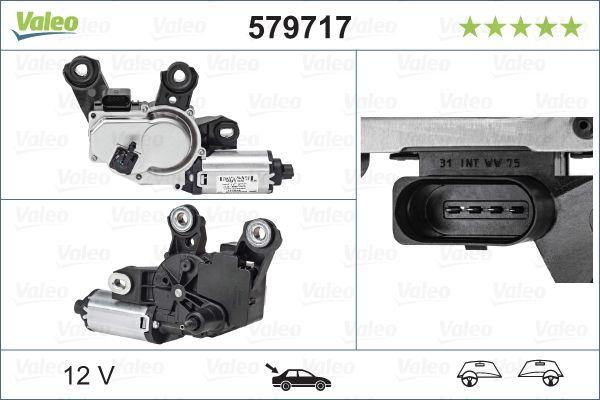 WIPER MOTOR (TAILGATE) VALEO VAG
