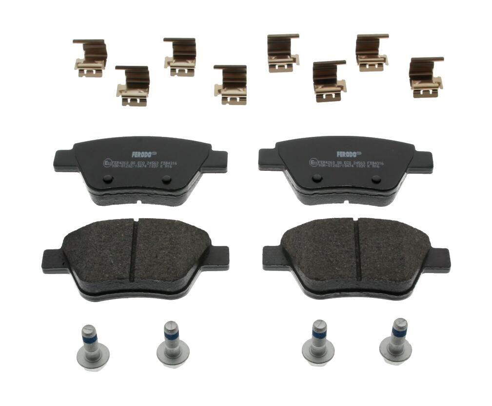BRAKE PADS REAR FERODO VAG