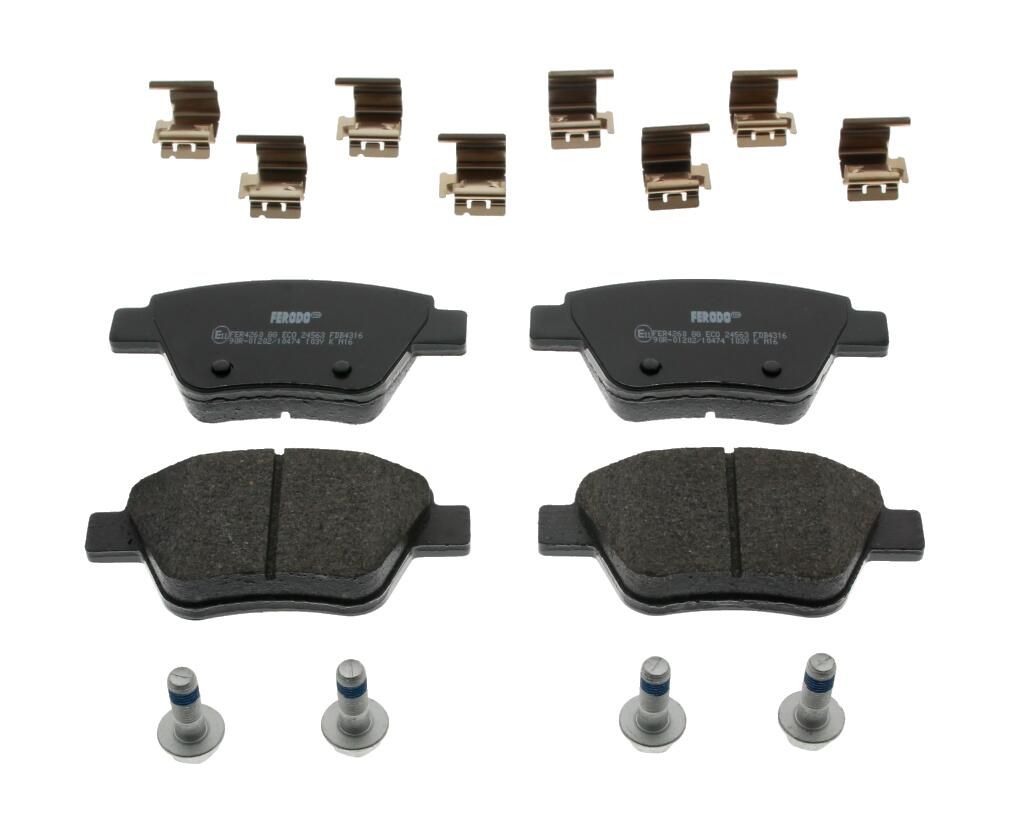 REAR PADS FERODO VAG