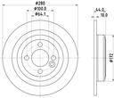 BRAKE DISC REAR 280MM PAGID MINI