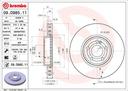 BRAKE DISC FRONT 318MM BREMBO MERC