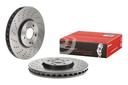 BRAKE DISC FRONT 330MM BREMBO MERC (CROSS DRILLED)