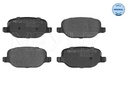 REAR PADS MEYLE ALFA