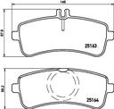 BRAKE PADS REAR BREMBO CERAMIC MERC