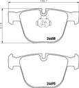 BRAKE PADS REAR PAGID BMW