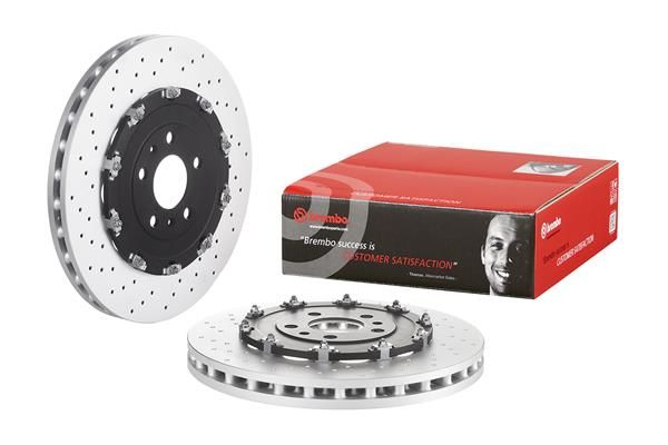 FRONT DISC 365MM CROSS DRILLED BREMBO VAG