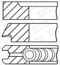 PISTON RING SET + .50MM GOETZE MERC